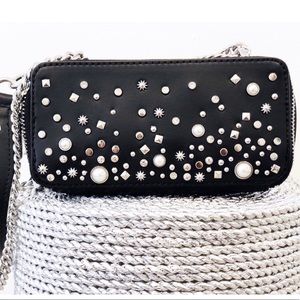 NastyGal Studded Chain Crossbody